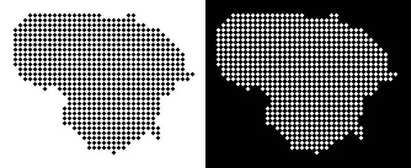 Piksel Litvanya Haritası