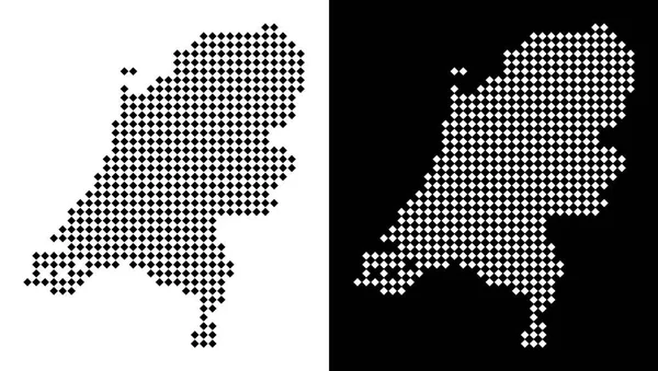 noktalı Hollanda Haritası