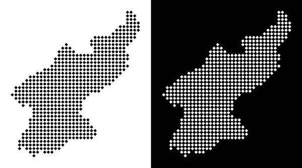 Piksel Kuzey Kore Haritası