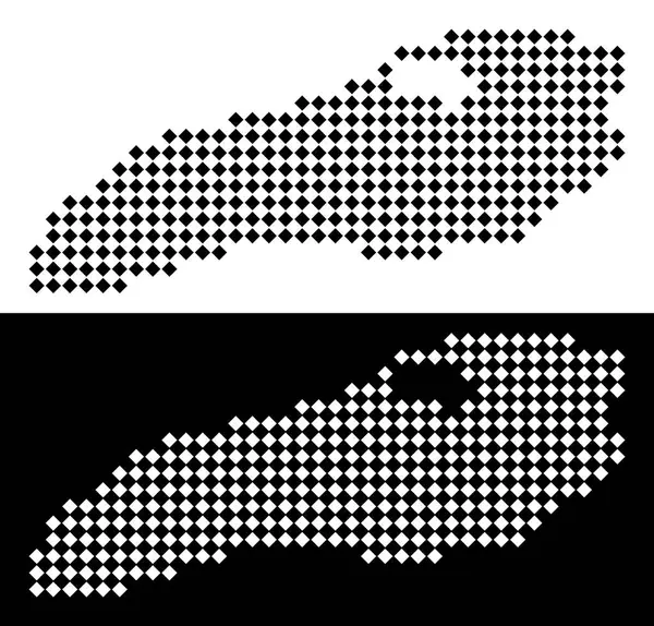 Piksel Ontario Gölü harita