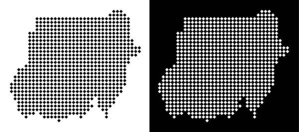 Piksel Sudan Haritası