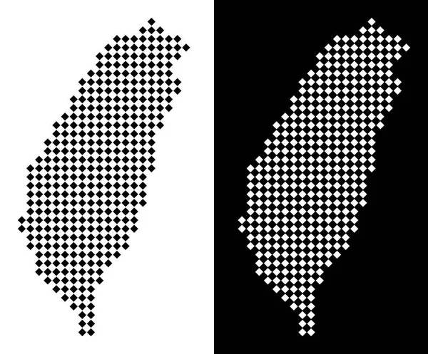 Piksel Tayvan ada Haritası