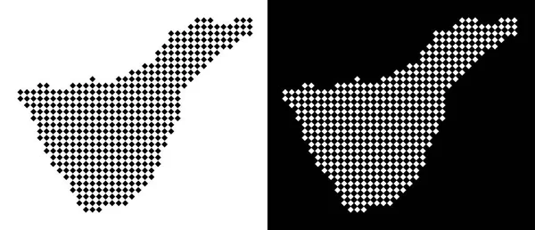 Nokta Tenerife İspanya ada Haritası