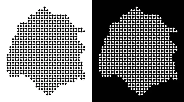 Piksel Thassos Yunan Adası Haritası