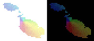 Spektrum nokta Malta Adası Haritası