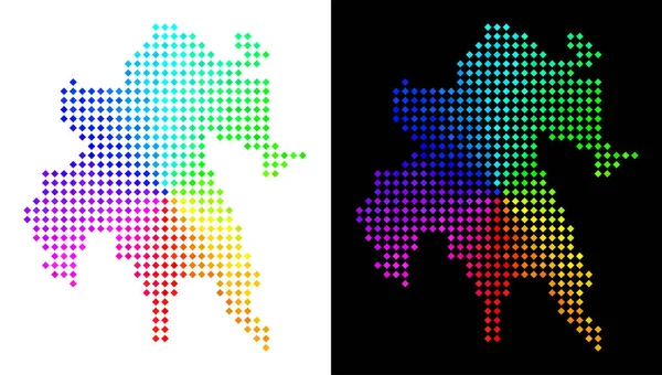 Spektral nokta Mora Yarımadası Haritası