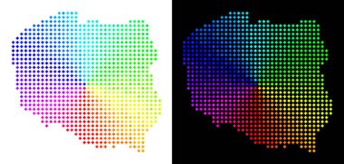 Spektrum Pixelated Polonya harita