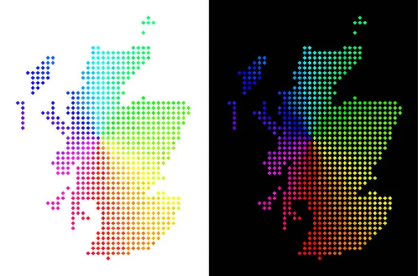 Renkli noktayı İskoçya Haritası