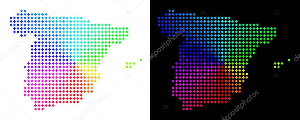 Spectrum Dot Spain Map