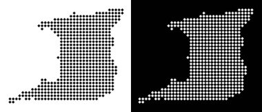 Piksel Trinidad ada Haritası