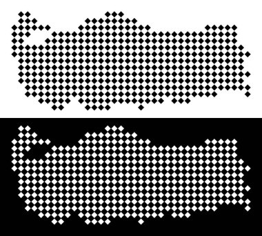 Noktalı Türkiye Haritası