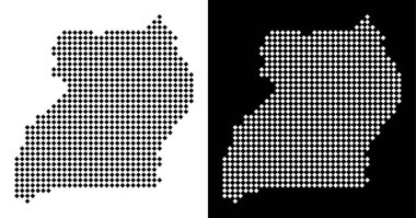 Nokta Uganda Haritası