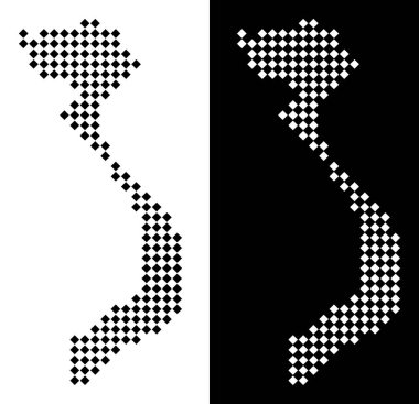 Nokta Vietnam Haritası