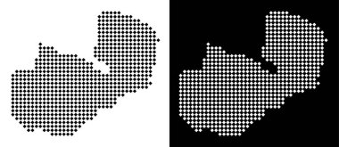 Nokta Zambiya Haritası