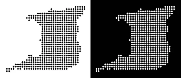 Piksel Trinidad ada Haritası