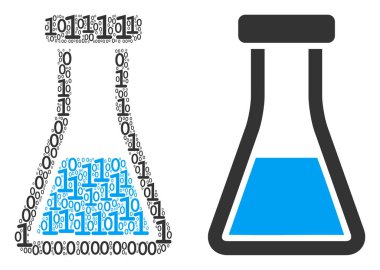 Şişesi kompozisyon ikili basamak