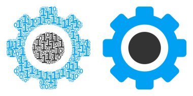 Dişli kompozisyon ikili basamak