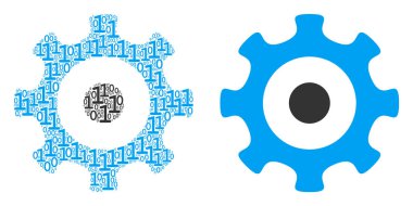 Dişli kompozisyon ikili basamak