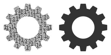 Dişli kompozisyon ikili basamak