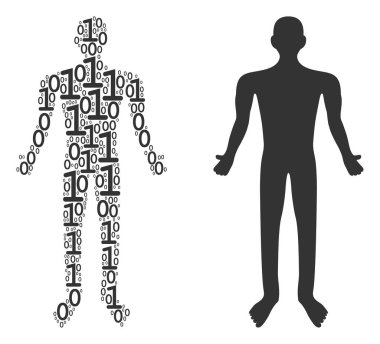 İkili basamak insan kolaj