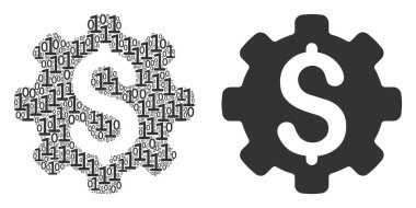 İkili basamak endüstriyel sermaye mozaik