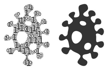 Enfeksiyon hücre kompozisyon ikili basamak