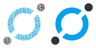 Düğüm bağlantı mozaik ikili basamak