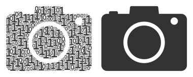 Fotoğraf kamera mozaik ikili basamak