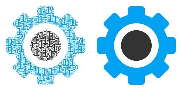 Dişli kompozisyon ikili basamak