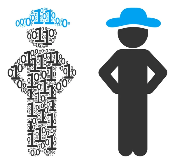 Beyefendi Akimbo kolaj ikili basamak