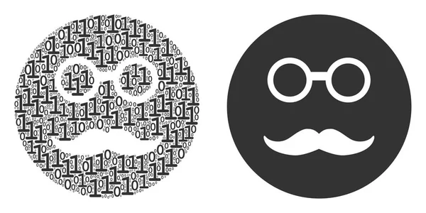 Emeklilik Smiley kolaj ikili basamak