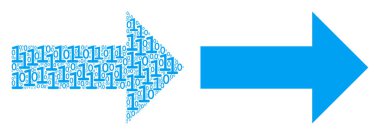 İkili basamak oluşumunu sağ ok