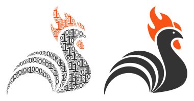 Horoz kompozisyon ikili basamak