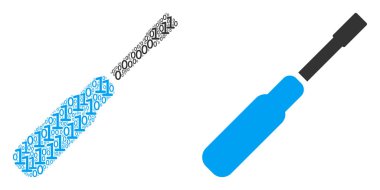 Tornavida mozaik ikili basamak