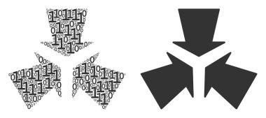 Deli doktoru okları kompozisyon ikili basamak