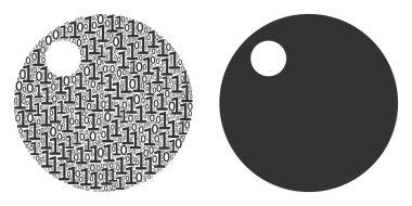 Küre kolaj ikili basamak