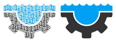 Su servisi dişli kolaj ikili basamak