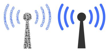 Wi-Fi İstasyonu kompozisyon ikili basamak