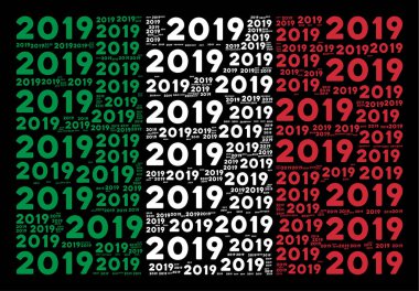 İtalyan bayrağı desen 2019 yıl metinlerin