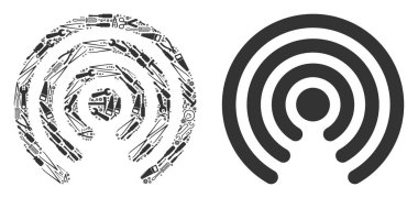 Atlayış kaynak mozaik onarım araçları