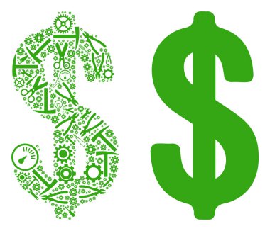 Doları mozaik hizmet araçları