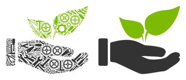 Eco başlangıç el kolaj onarım araçları