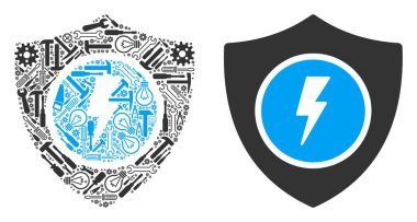 Elektrik koruma kompozisyon onarım araçları