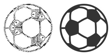 Futbol topu kolaj hizmet araçları