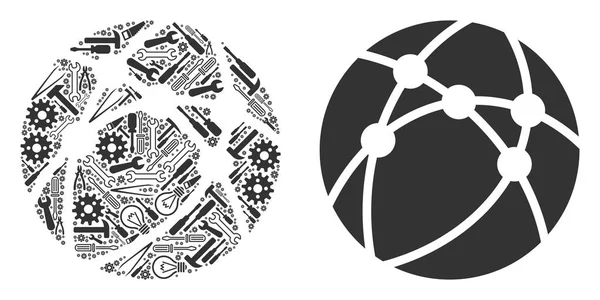 Dünya ağ kolaj onarım araçları