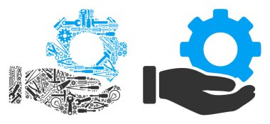 Mekanik vites hizmet el kolaj onarım araçları