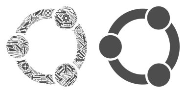 Ağ ilişkileri kompozisyon hizmet araçları