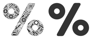 Onarım araçları yüzde bileşimi