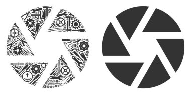 Çekim kolaj onarım araçları