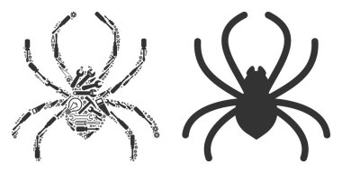 Örümcek kolaj onarım araçları